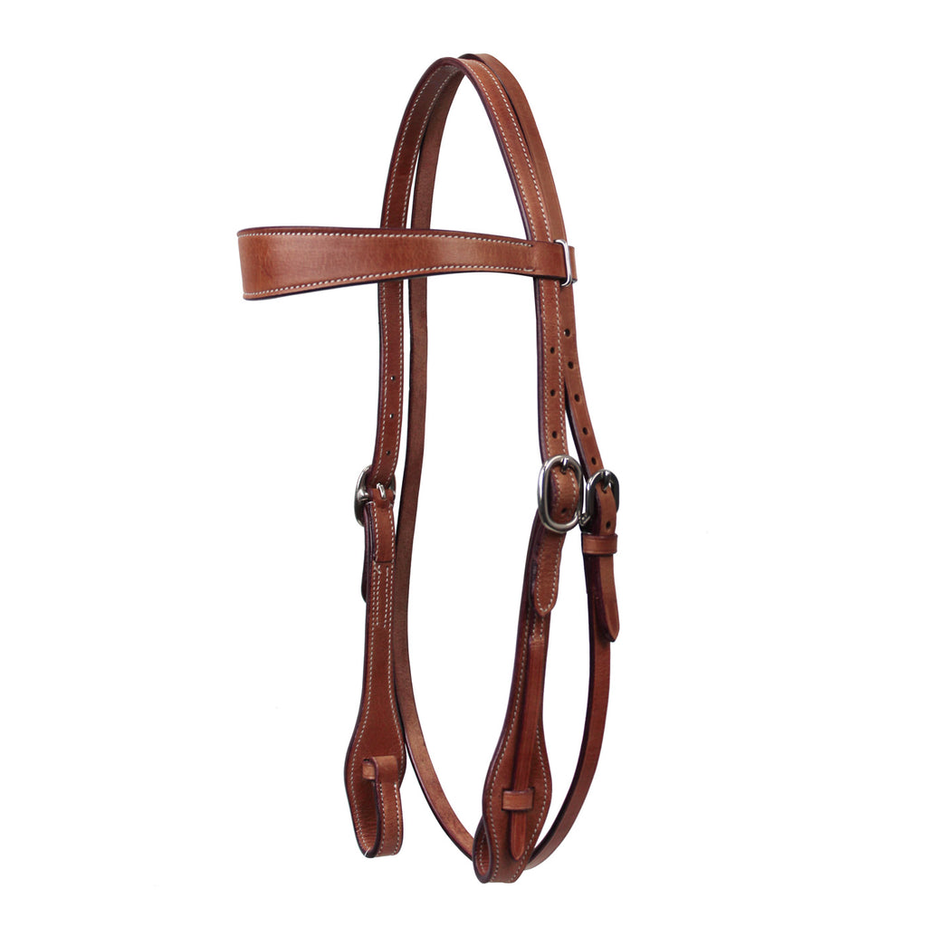 Tahoe Tack Turquoise Spotted Show Western Leather Browband