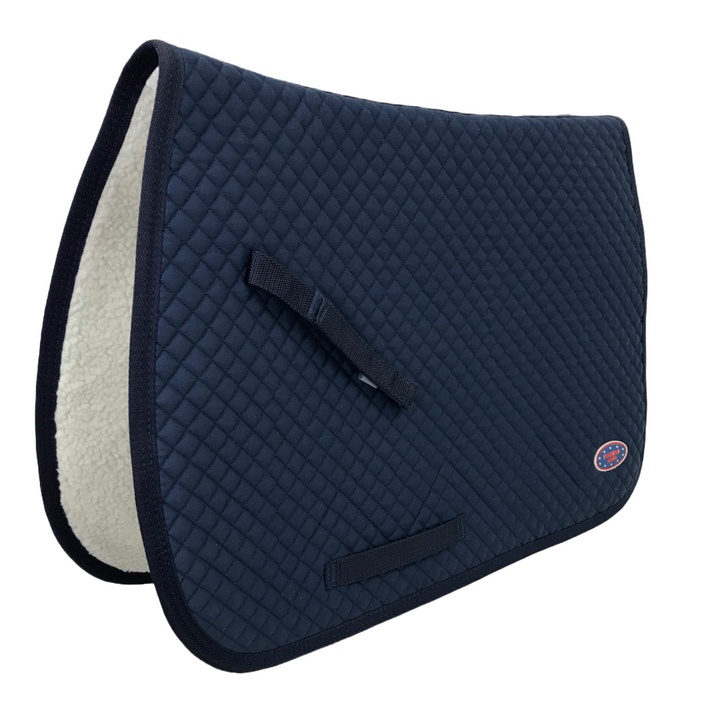 Derby Originals All Purpose Diamond Quilted English Saddle Pad With Fu ...