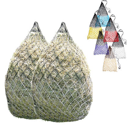 Superior brand slow feed hay net with soft mesh