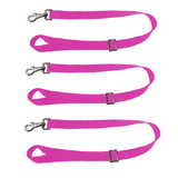 Derby Originals Heavy Duty Adjustable 30” Nylon Hanging Bucket Straps For Water and Feed Buckets Pink Color