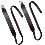 Paris Tack  Super Soft 3 Layer Leather English Wide Stability Stirrup Leathers for Dressage and Jumping with 1 Year Warranty