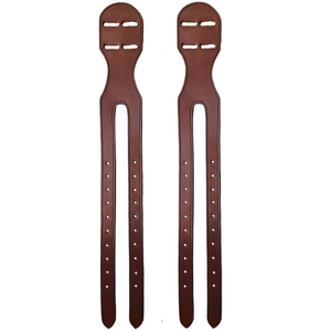 Tahoe Heavy Duty Reinforced Long Leather Western Saddle to English Saddle Girth Convertor Set of 2 with One Year Warranty