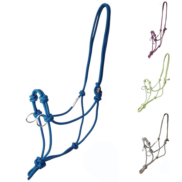 Tahoe Tack Copper Tip Series Horse Rope Training Halter – 4 Knot, 1/4