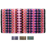 Reya Diamond Weave Western Show Saddle Blanket Pink Red