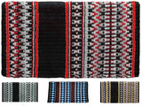 Red Tahoe Tack 34" x 38" Livia New Zealand Wool Western Show Saddle Blanket