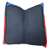 Tahoe Patriotic American Flag Wool Felt Padded Contour Saddle Pad - 36" X 34"