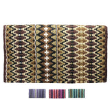 Reya Diamond Weave Western Show Saddle Blanket Brown black 