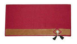 Tahoe Tack Heavy-Duty Pure New Zealand Wool 36x34" Saddle Blanket with Basket Weave Leather Accents