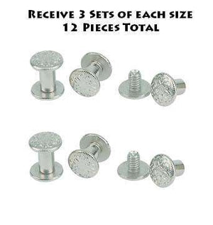 Weaver Chicago Screws Set of 6 Handy Pack - Tack Wholesale